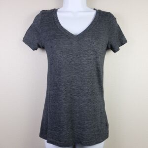 Old Navy Vintage Charcoal V Neck Short Sleeve Tee Size XS